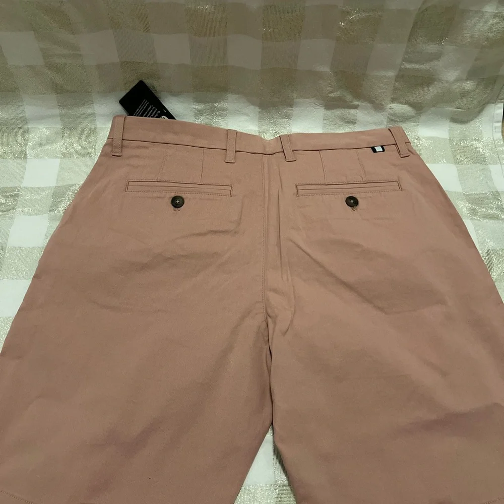 Ted Baker Light Pink Flat Front Shorts - Picture 5 of 8